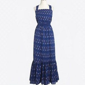 J Crew Blue Tiered Maxi Dress (NWT)